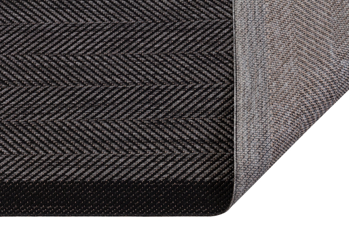 Sisal Antrasit Siyah Makine Halısı AS06