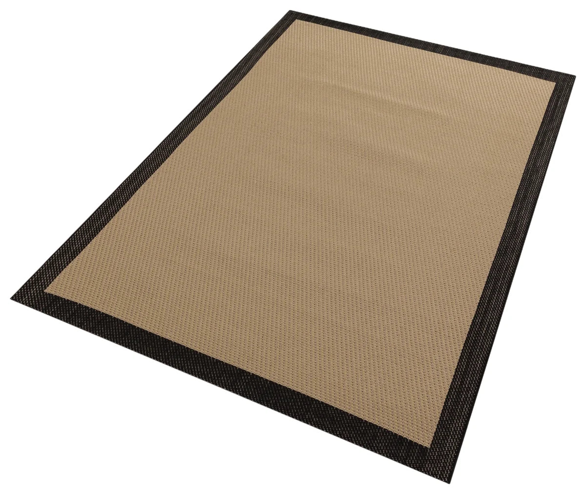 Sisal Gold Siyah Makine Halısı 9716