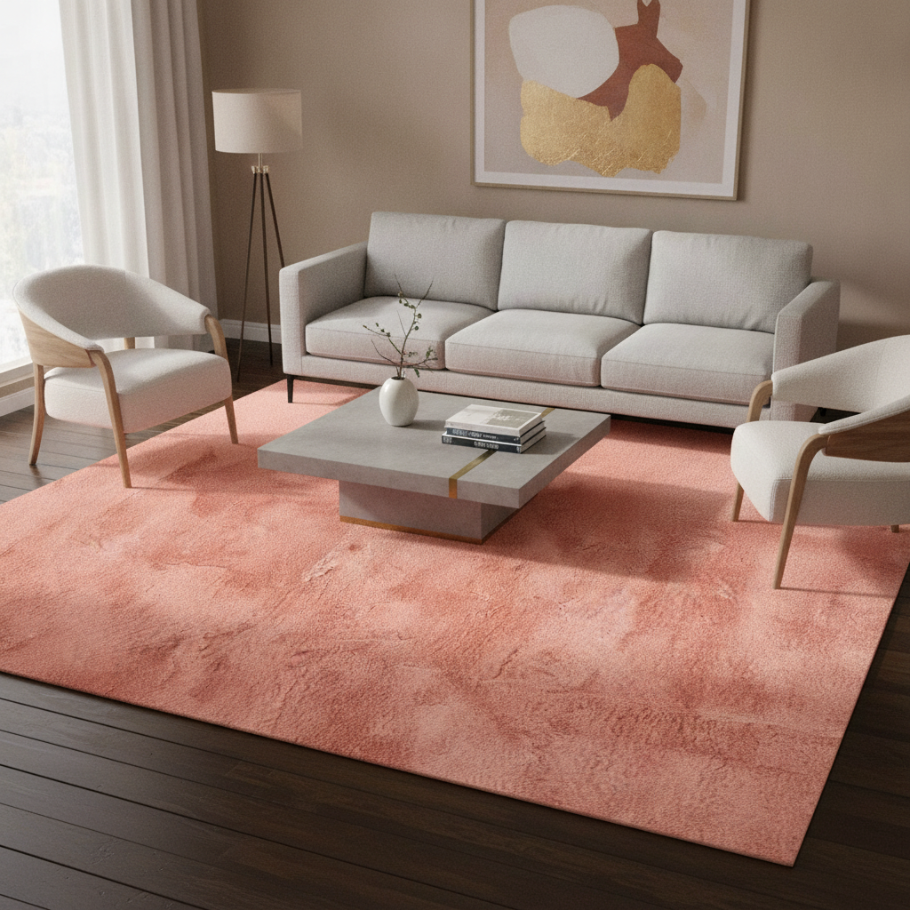 Yüksek Kalite Tavşan Poly Peluş Halı - Ekstra Yumuşak ve Kaymaz