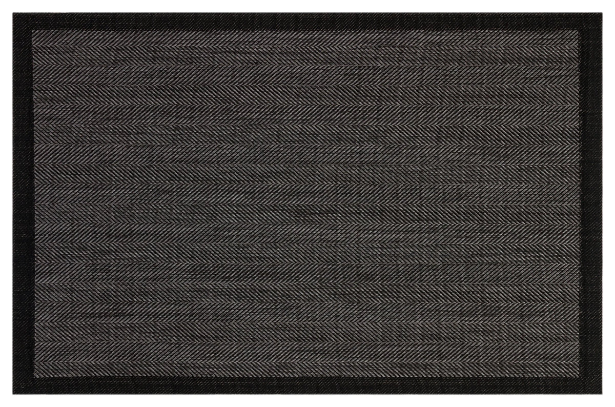 Sisal Antrasit Siyah Makine Halısı AS06