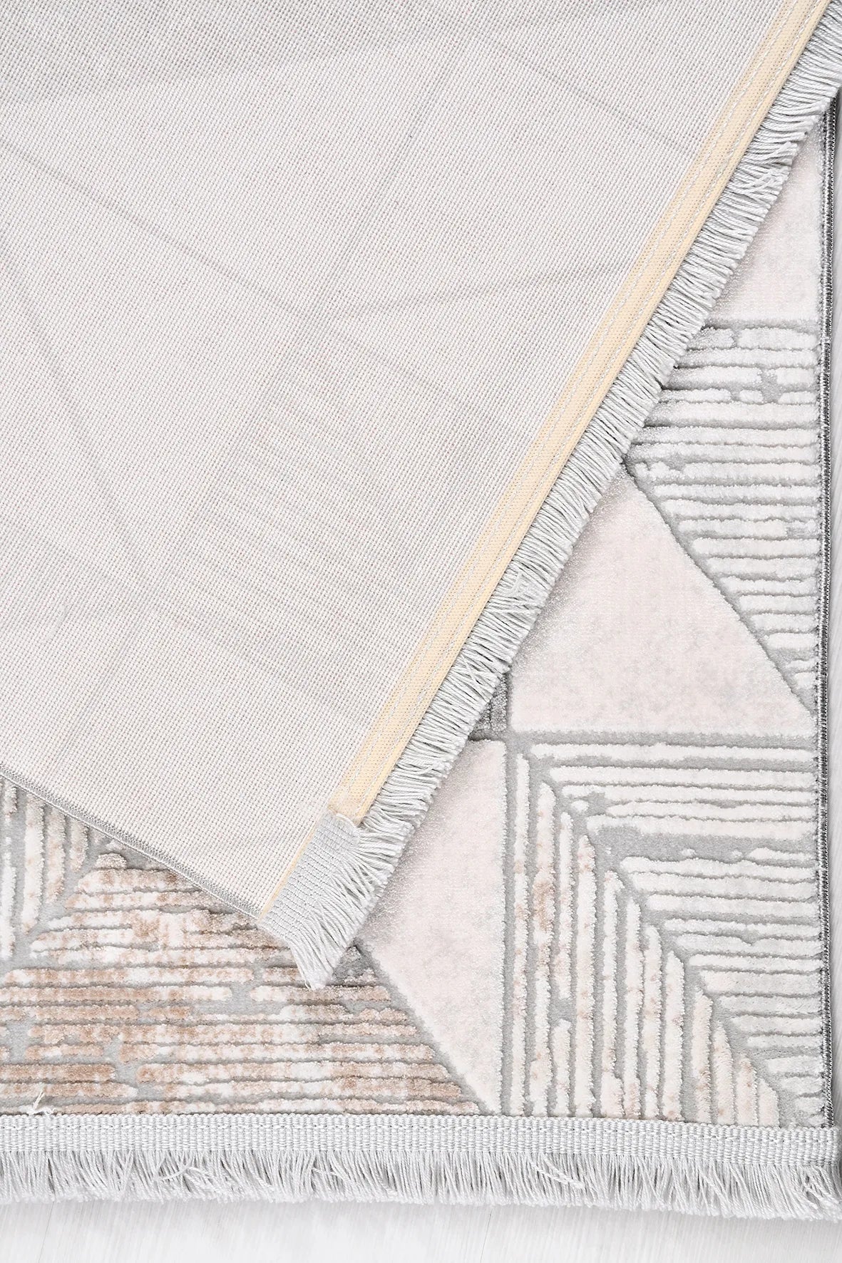VALORİA Krem/Vizon Halı - Özel Ölçü, Modern Tasarım