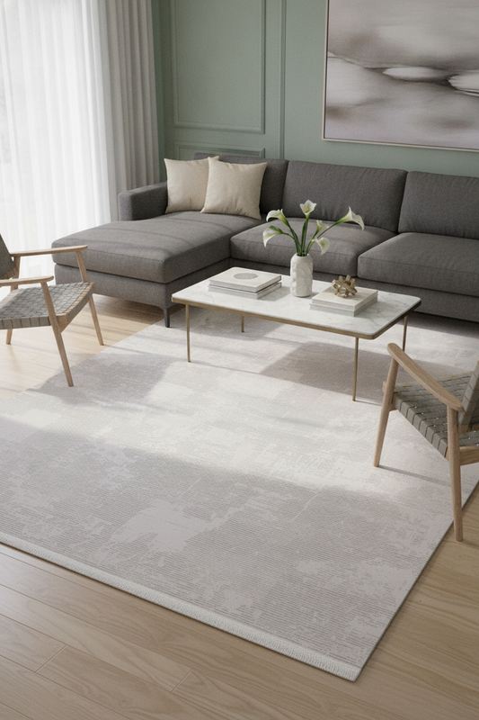 MERSO Bej/Vizon Özel Ölçü Halı - Salon, Oturma Odası, Koridor