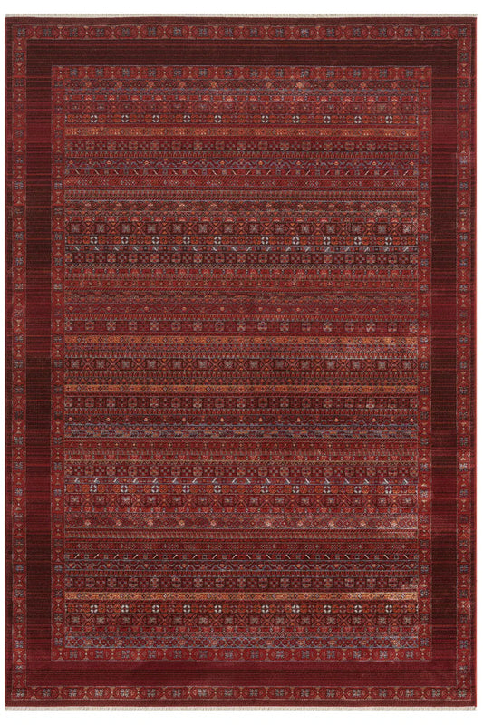 Retro Bordo Halı - Konforlu ve Şık Tasarım (0259)