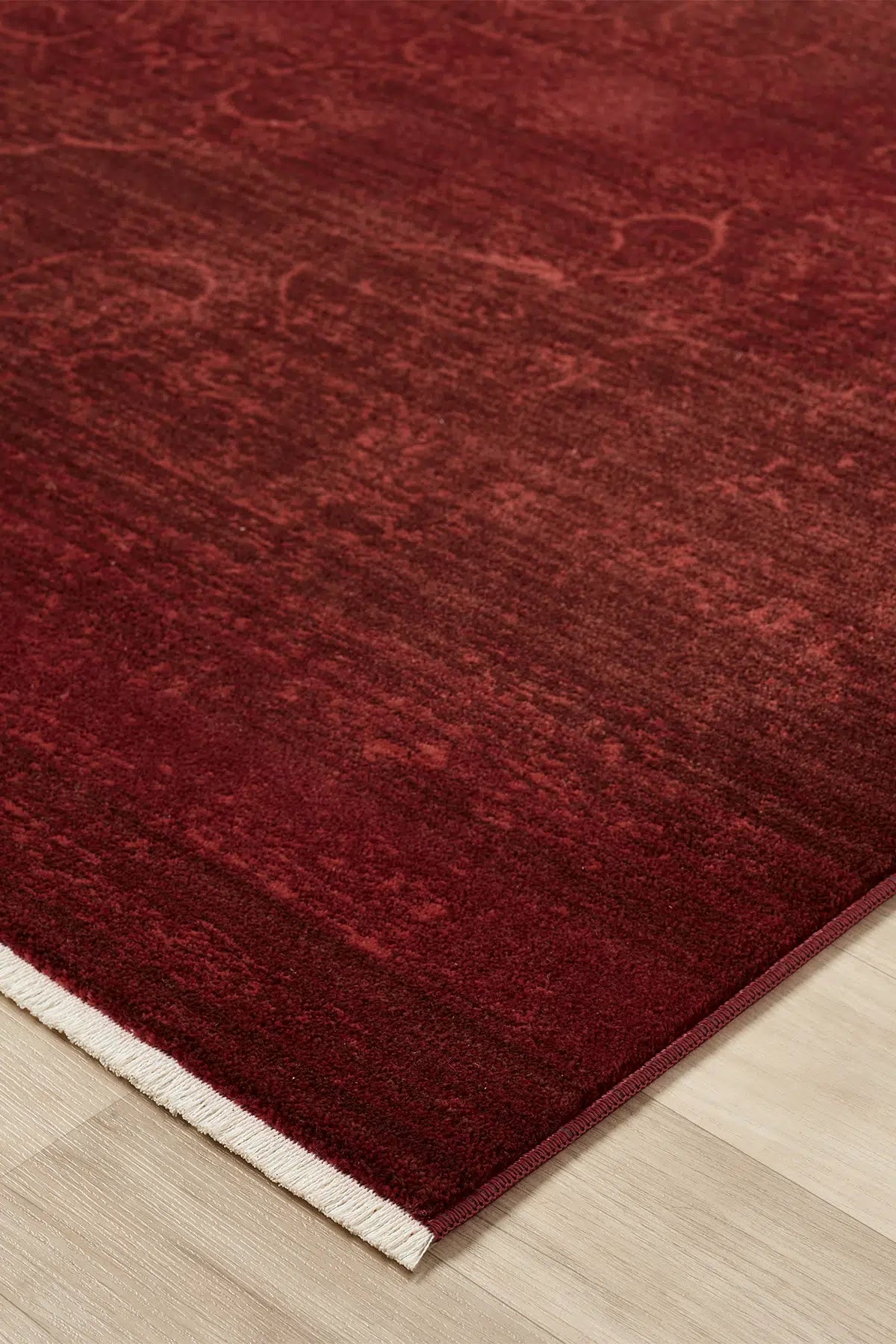 Retro Bordo Halı - Modern ve Şık Tasarım (Oturma, Yatak, Çocuk Odası)