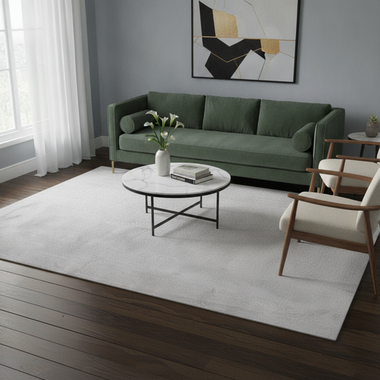 POLY Peluş Halı - Yumuşak ve Kaymaz Taban - Modern Tasarım