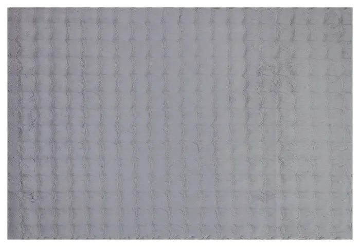 Bubble Gri Peluş Halı