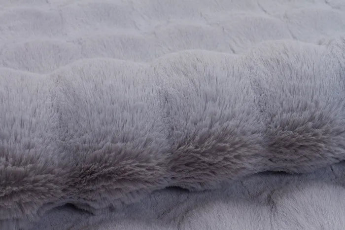 Bubble Gri Peluş Halı
