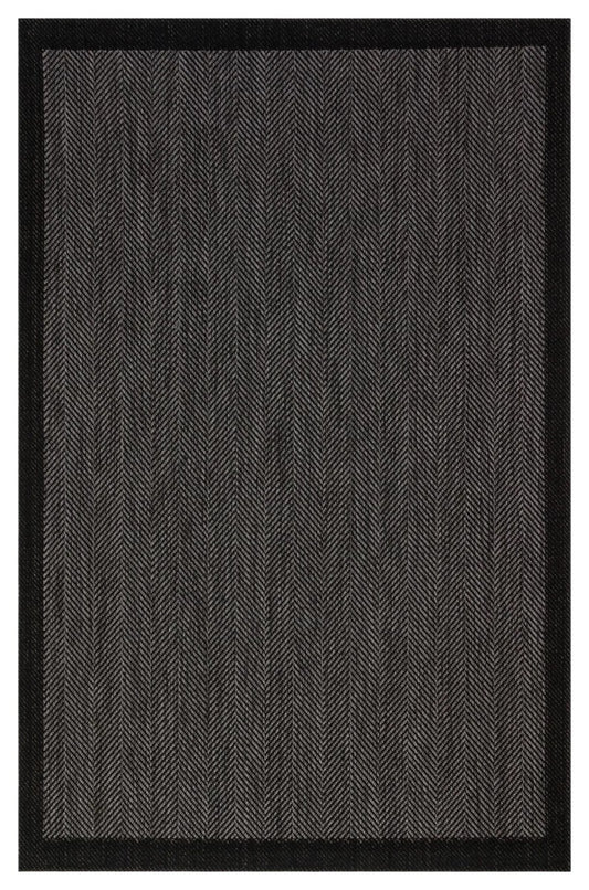Sisal Antrasit Siyah Makine Halısı AS06