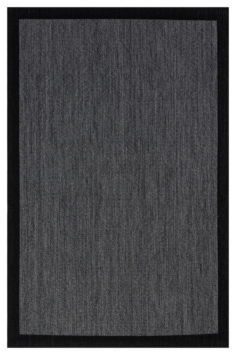 Sisal Antrasit Siyah Makine Halısı 9714