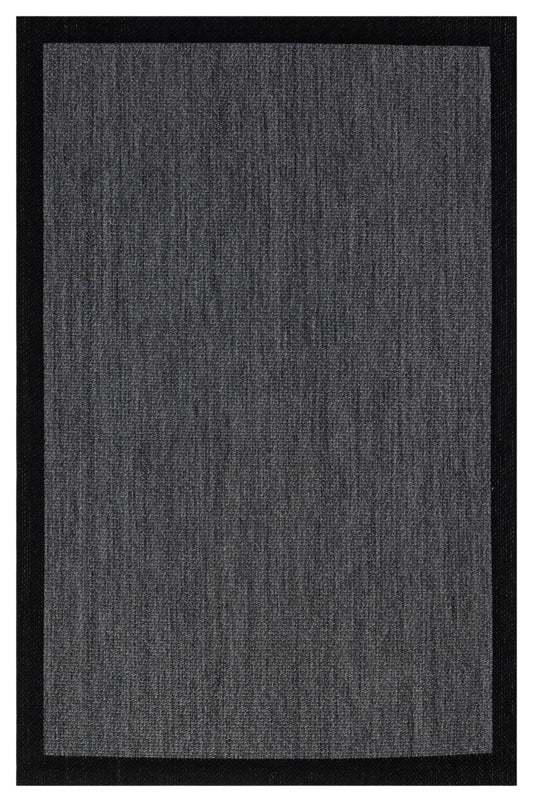 Sisal Antrasit Siyah Makine Halısı 9714