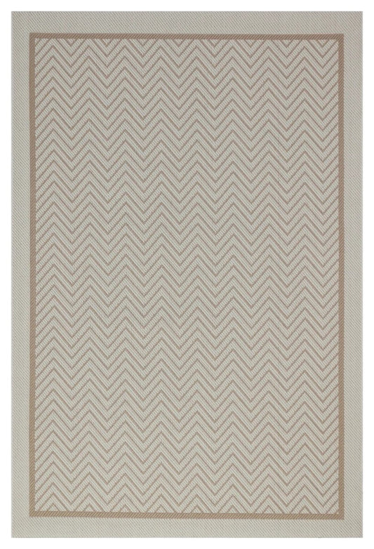 Sisal Bej Beyaz Makine Halısı 9717