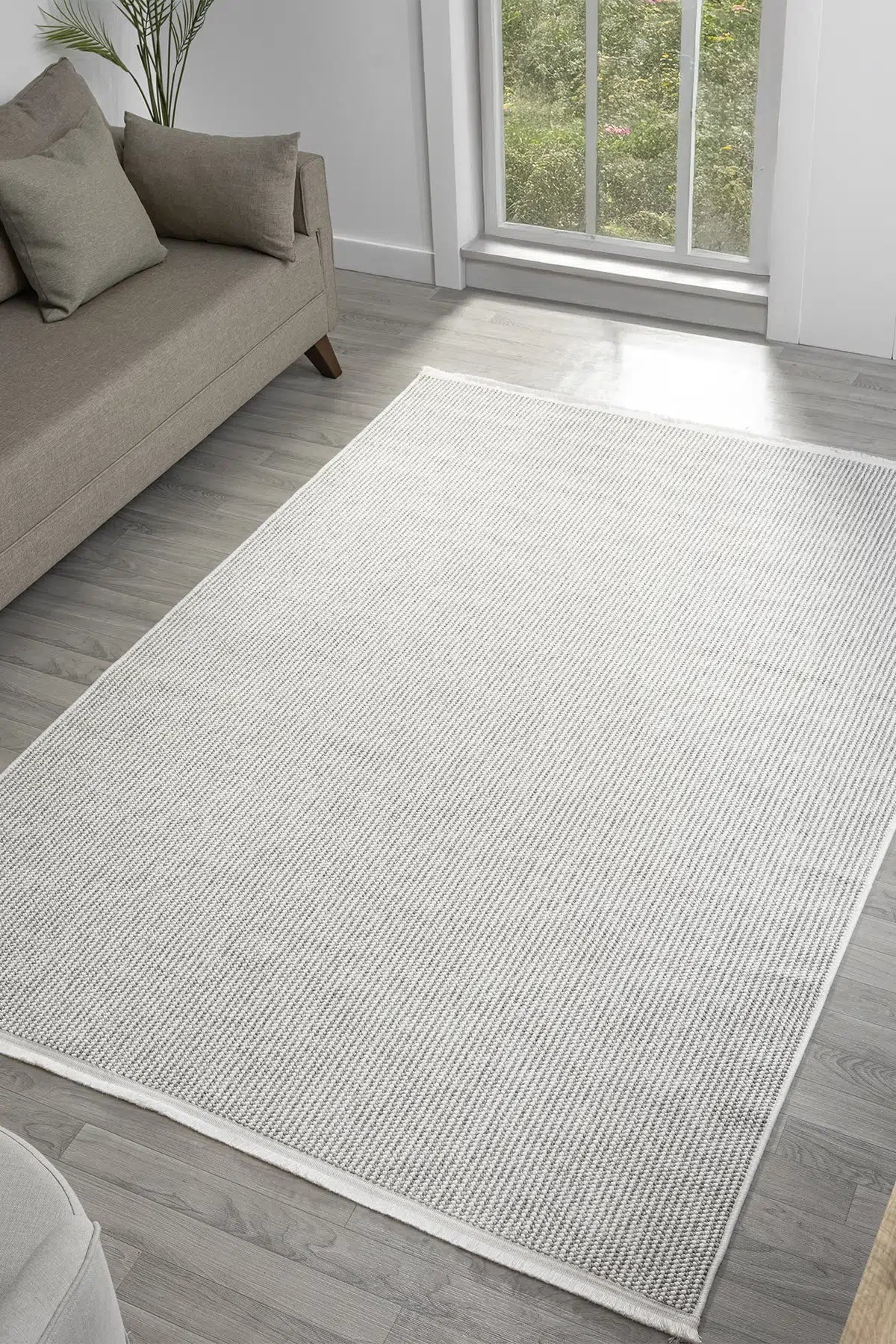 Step Krem Gri Halı - Modern ve Konforlu Yaşam Alanları İçin