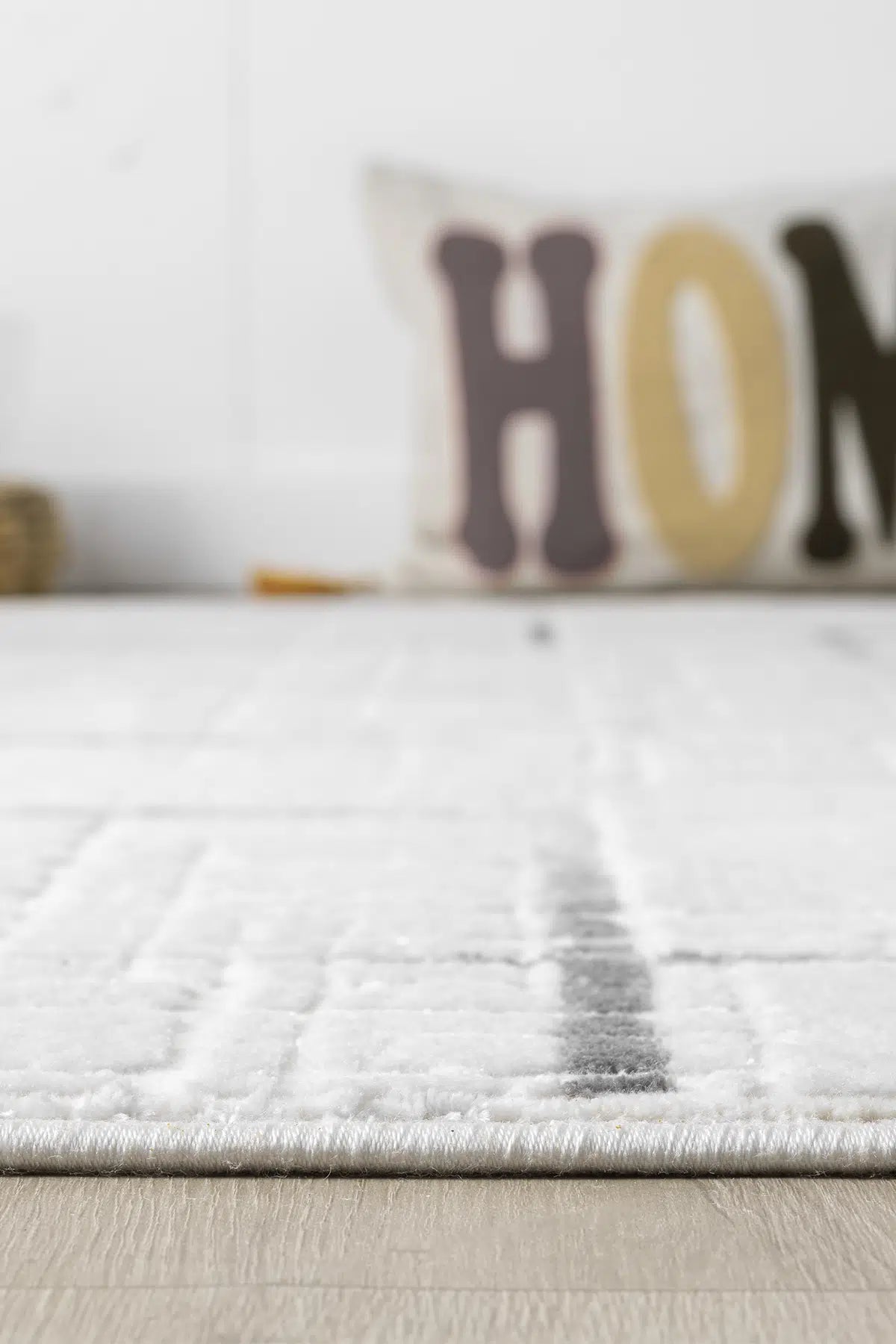 Vista Gri Akrilik Halı - Yumuşak Dokulu Salon Yatak Odası Halısı