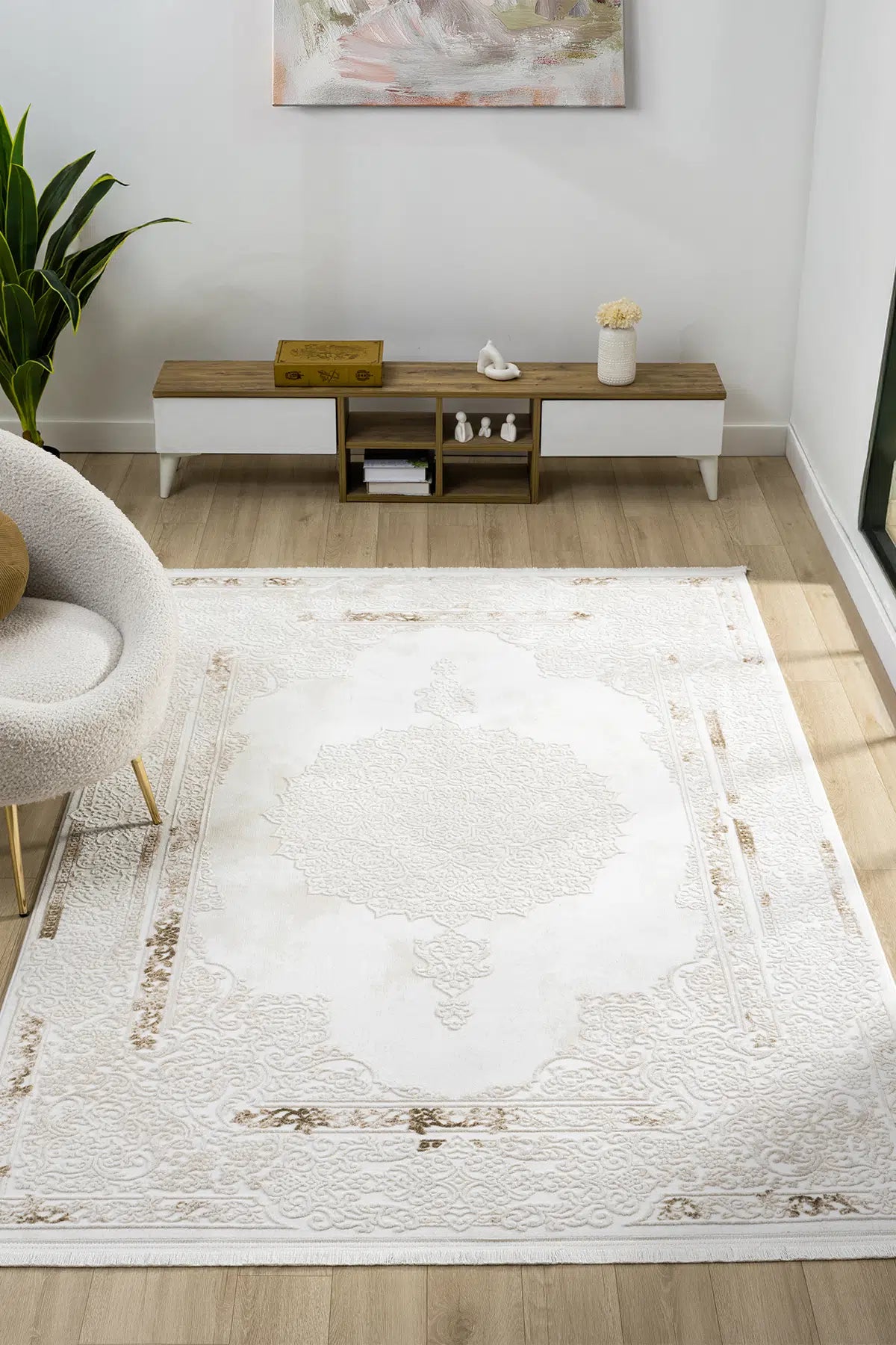 Vista Kahve Halı - Yumuşak Akrilik Salon Yatak Odası Halısı