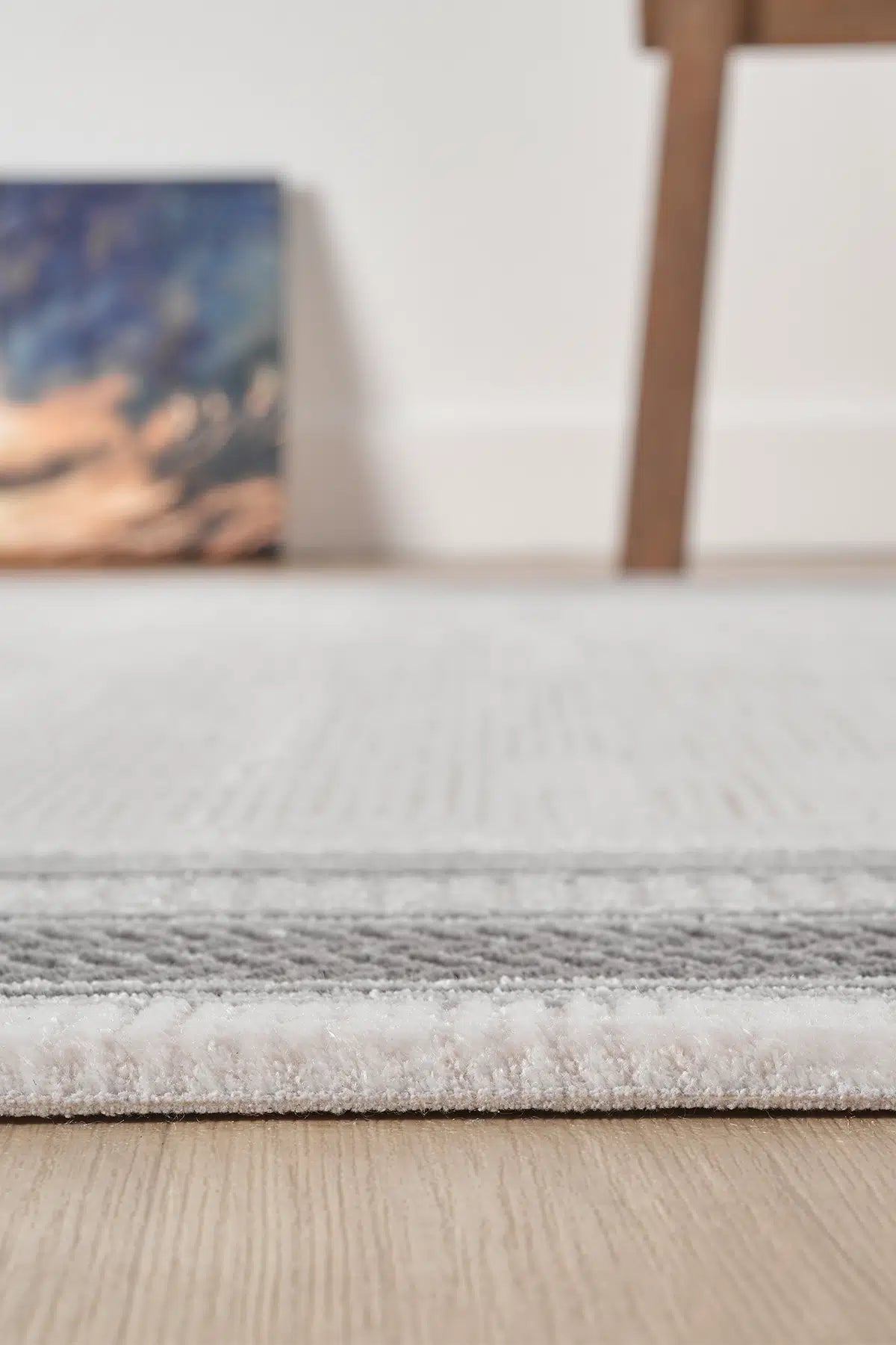 Zen Antrasit Akrilik Halı - Yumuşak Dokulu ve Şık Tasarım