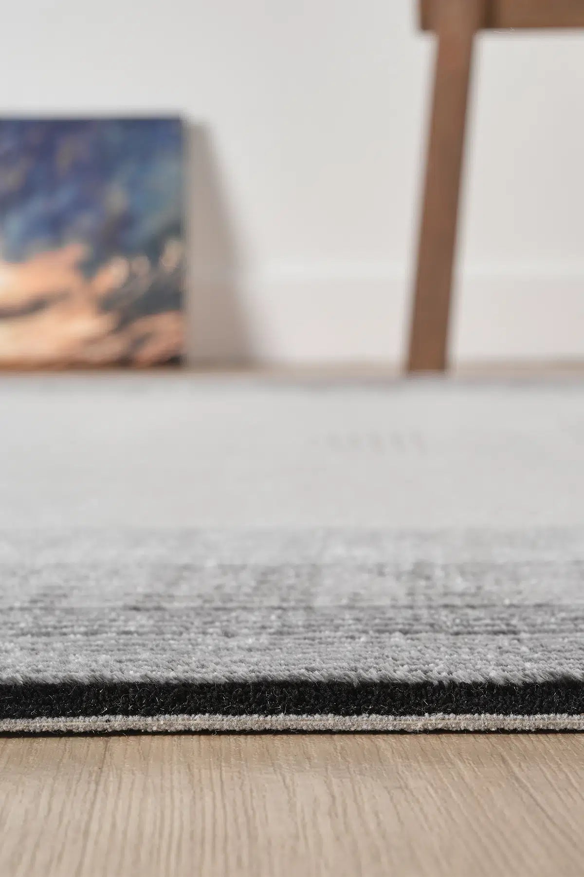 Zen Gri Akrilik Halı - Yumuşak Dokulu Salon ve Yatak Odası Halısı