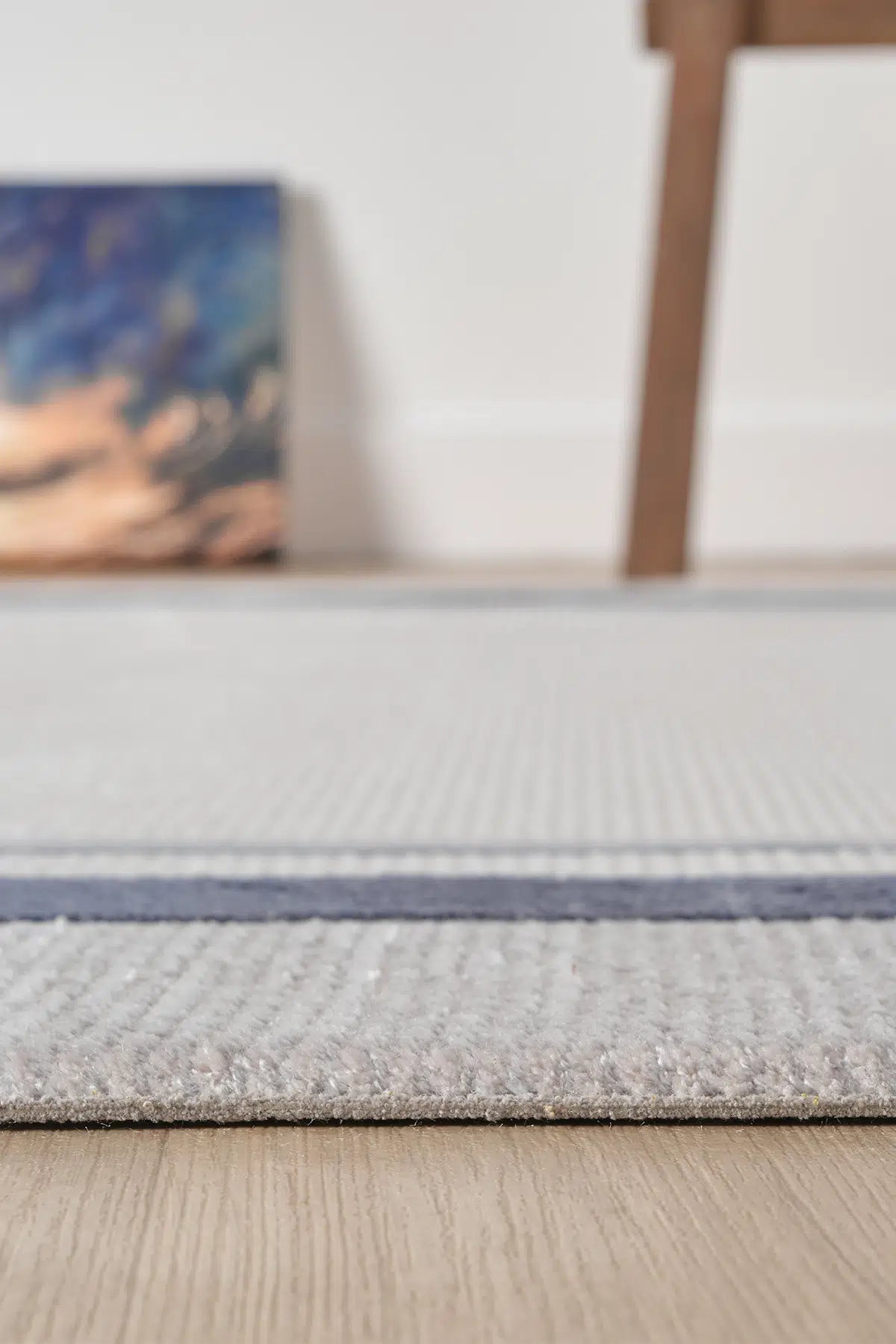 Zen Mavi Akrilik Halı - Yumuşak Dokulu ve Dayanıklı