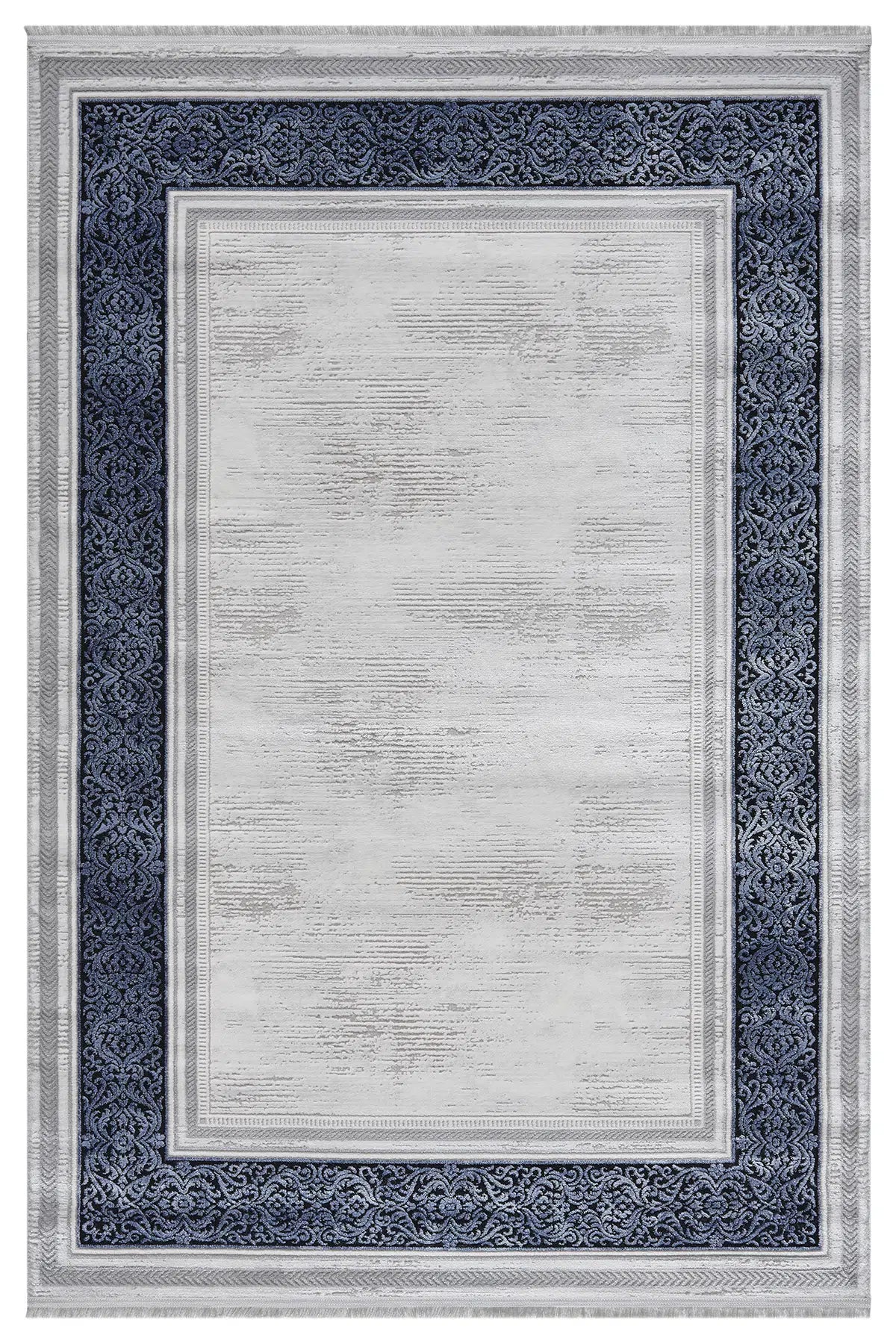 Zen Mavi Halı - Yumuşak Dokulu Akrilik Halı 7006